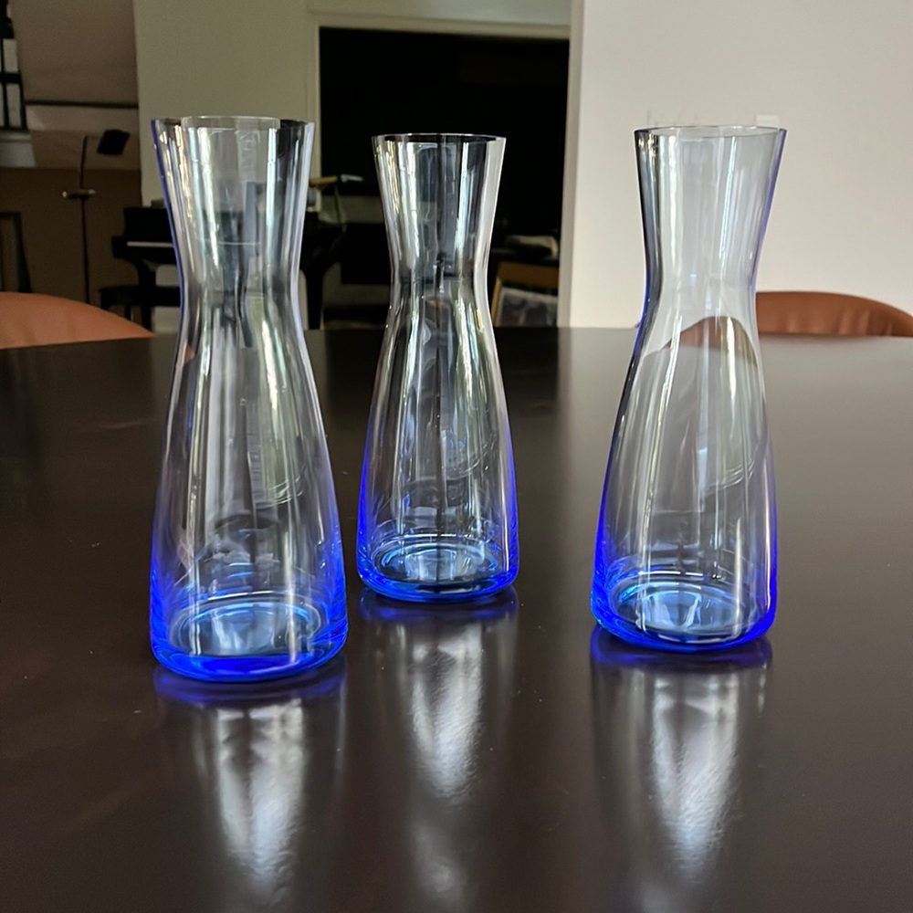Spiegelau Blue Water Carafes (3)